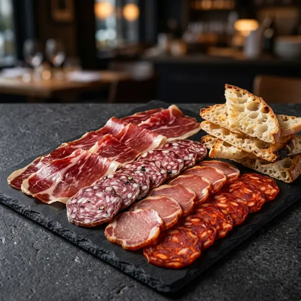 Tabla de embutidos ibéricos